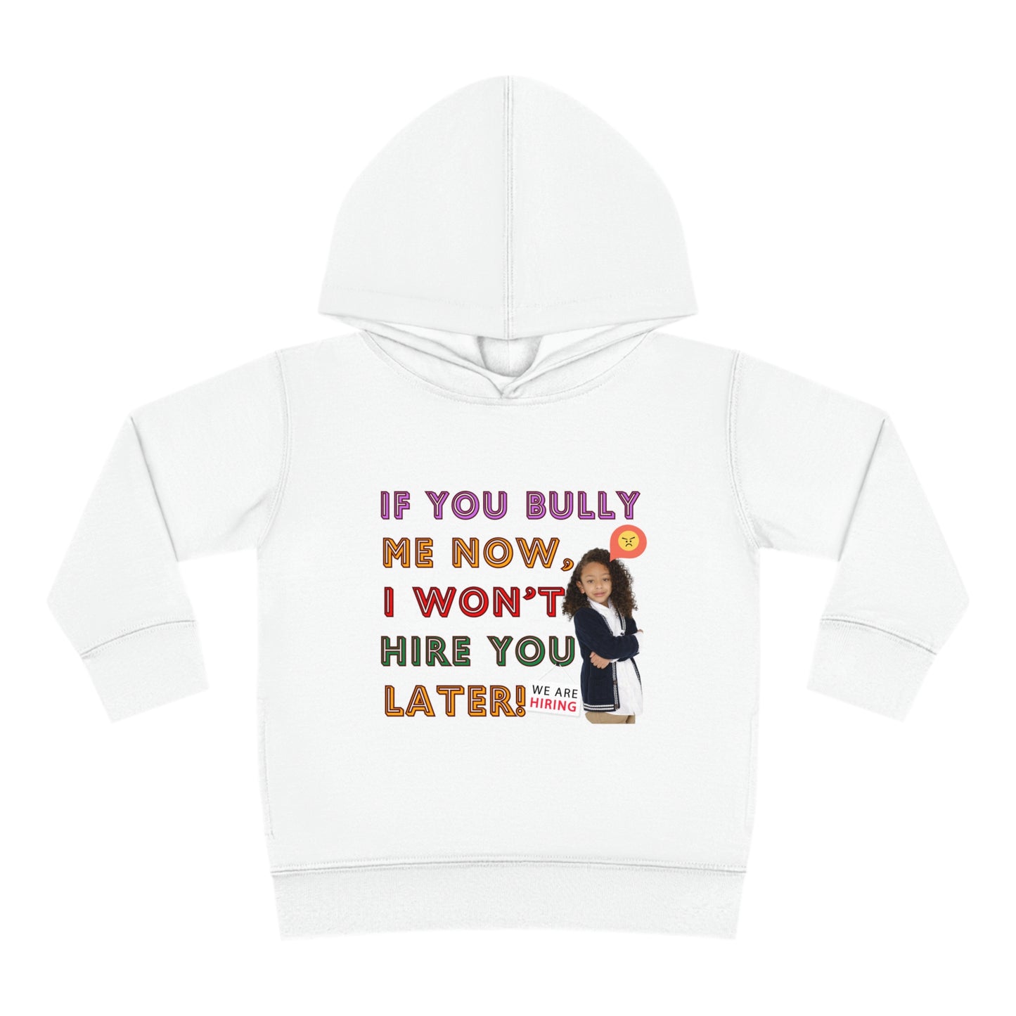 Toddler Fleece Hoodie - Anti-Bullying Message