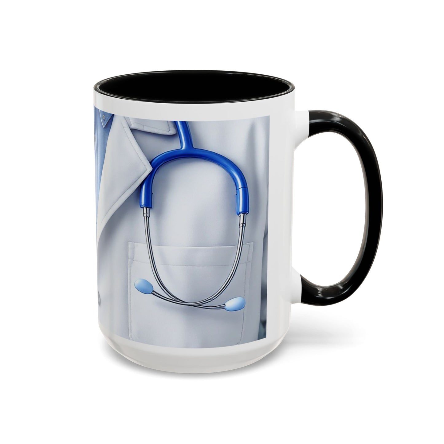 Personalized Medical Doctor Accent Coffee Mug | Father's Day Gift, Dad Mug, Coffee Lover Gift, Family Appreciation, Unique Drinking Cup