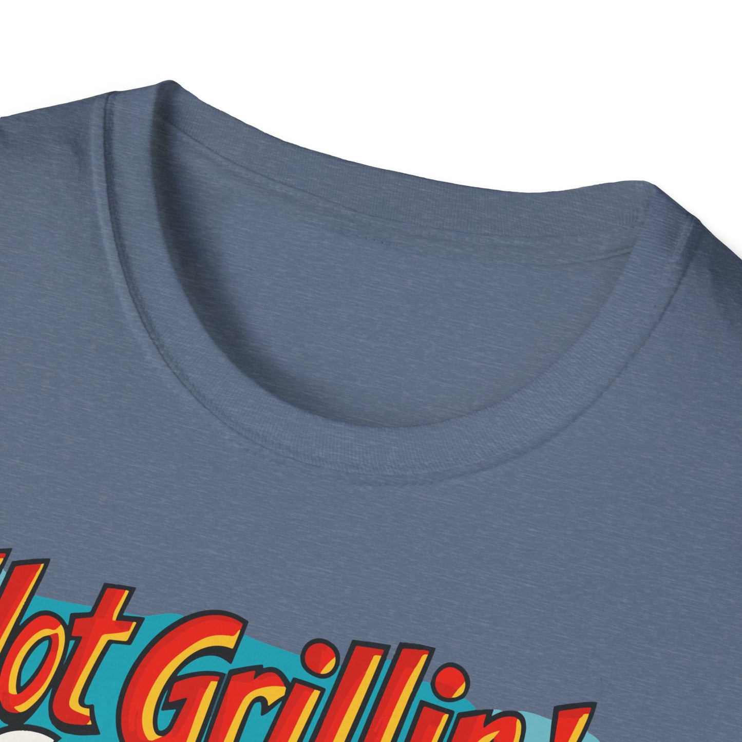 Hot Grillin Cool Chillin Cool Dad T-Shirt | Father's Day Gift | Unisex Tee for Dads | Comfortable Casual Wear | Gift for Dad | Fire Theme