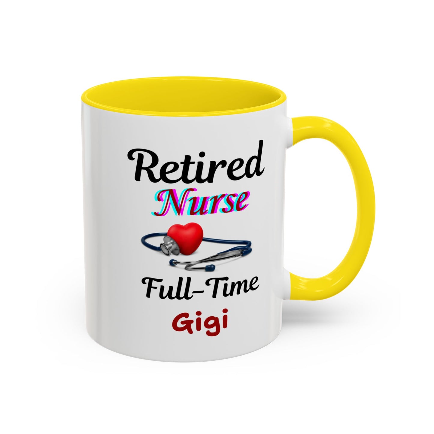 Retired Nurse Save Yourself  Coffee Mug, Fun Gift for Retirement, Personalized Mug for Nurses, Coffee Cup for Grandkids Contact, Perfect for Holidays