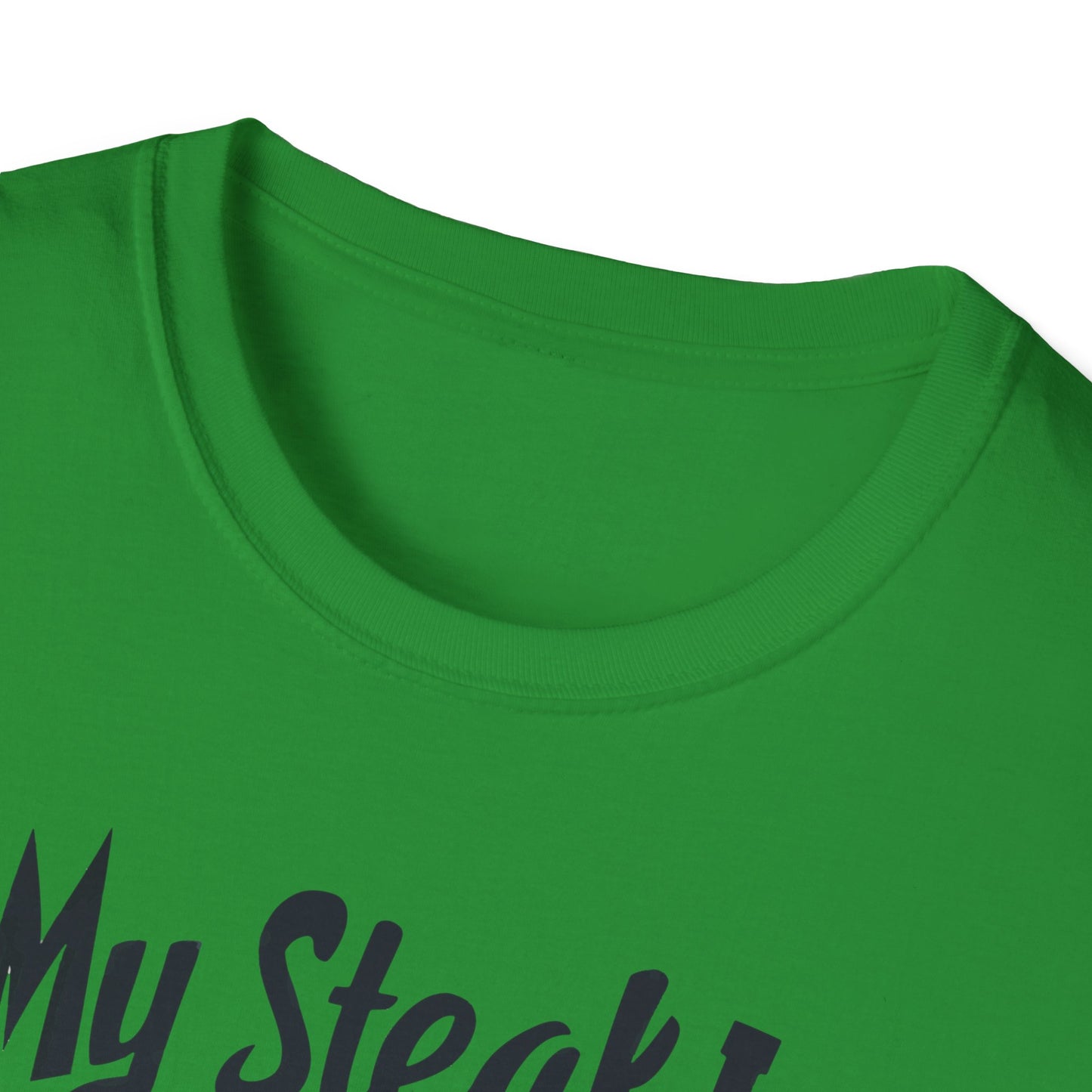 My Steak is Rare My Jokes Well Done T-Shirt | Father's Day Gift | Unisex Tee for Dads | Comfortable Casual Wear | Gift for Dad | Fire Theme
