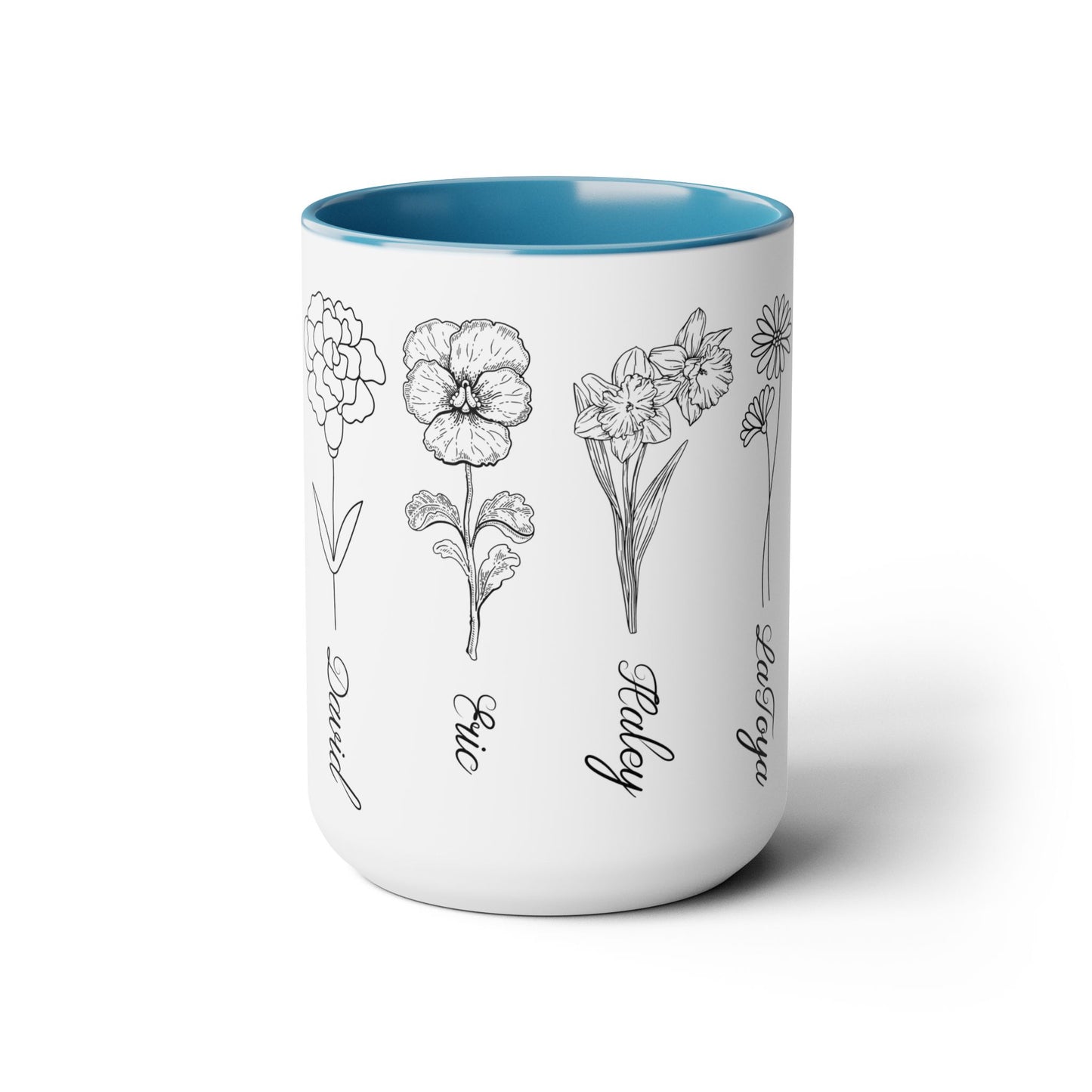 Custom Birth Month Mug, Birth Flower mug, Mother's Day Gift, Custom Mug, Mothers Day Mug, Birthday mug,