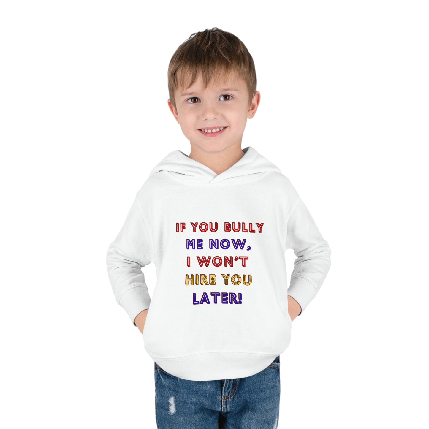 Toddler Fleece Hoodie - Anti-Bullying Message