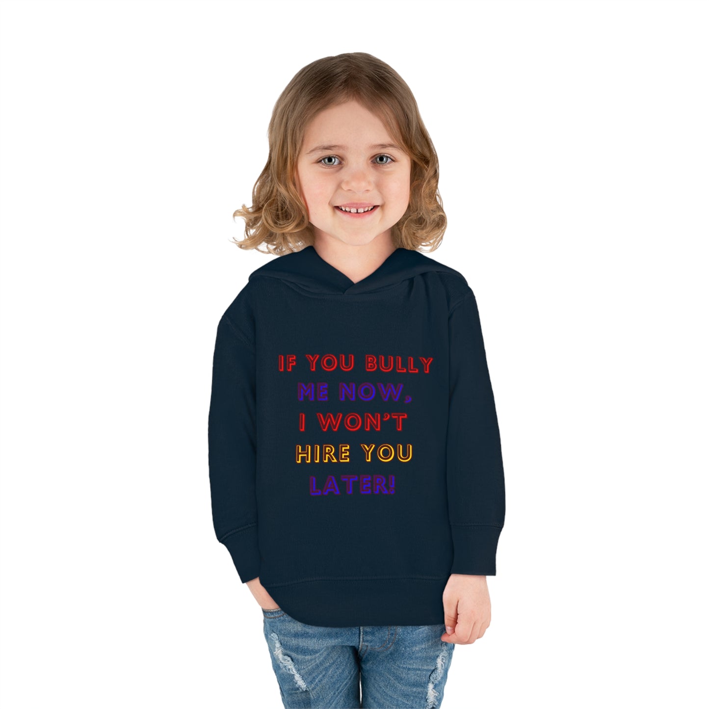 Toddler Fleece Hoodie - Anti-Bullying Message