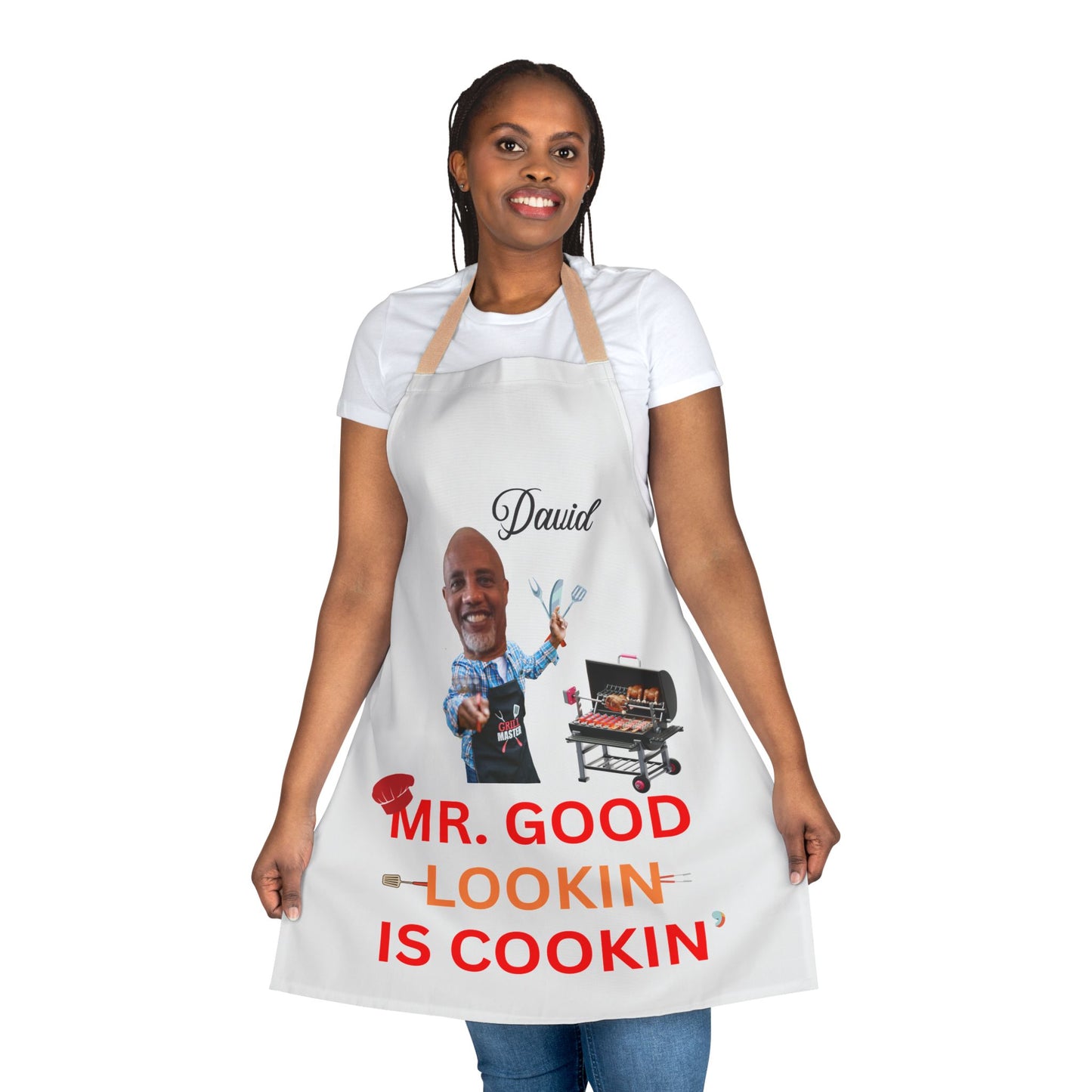 Personalized Apron for Men, Grill Daddy Apron, Father's Day Gift, Custom Men's Apron, BBQ Griller Apron, Chef Gift