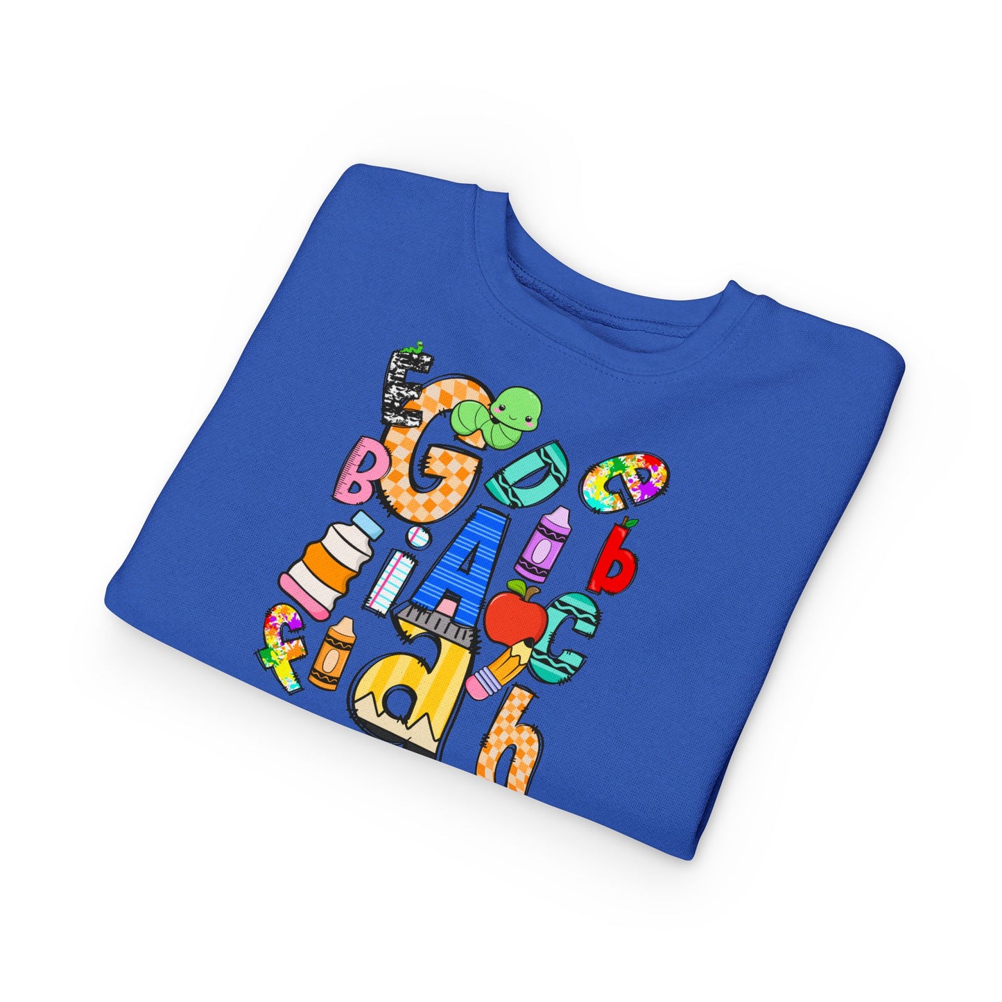 Alphabet Toddler Sweatshirt, Kindergarten Kids Shirt, School Shirt, Alphabet Kids Shirt, Toddler Preschool Fun Shirt toddler sweatshirt
