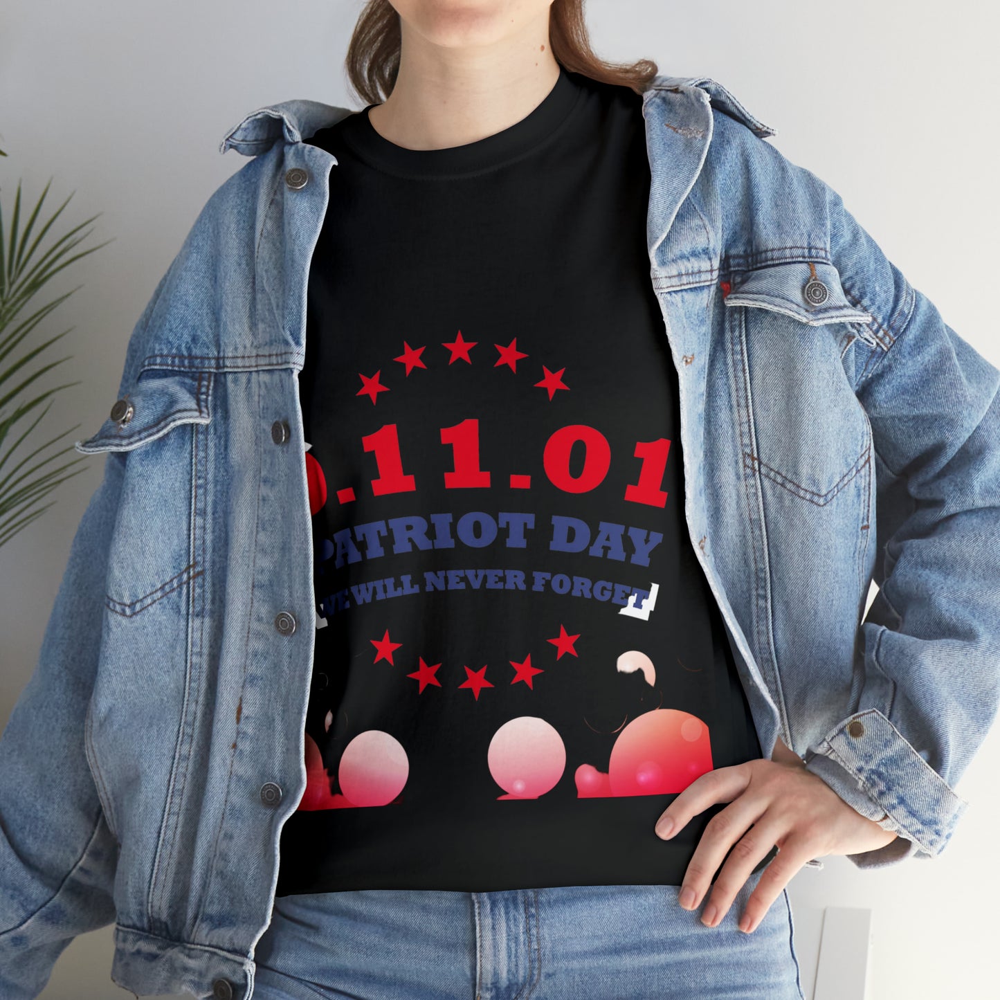 Unisex Heavy Cotton Tee- Patriot Day 9/11