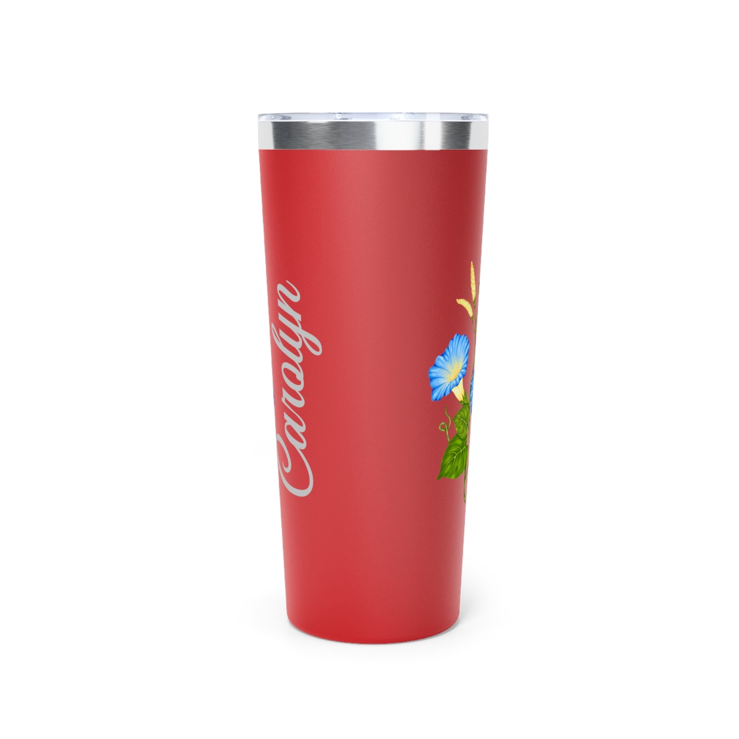 September Personalized Birth Flower 22 oz Tumbler, Personalized Birth Flower Coffee Cup With Name, Gifts for Her, Bridesmaid Proposal, Party Favor