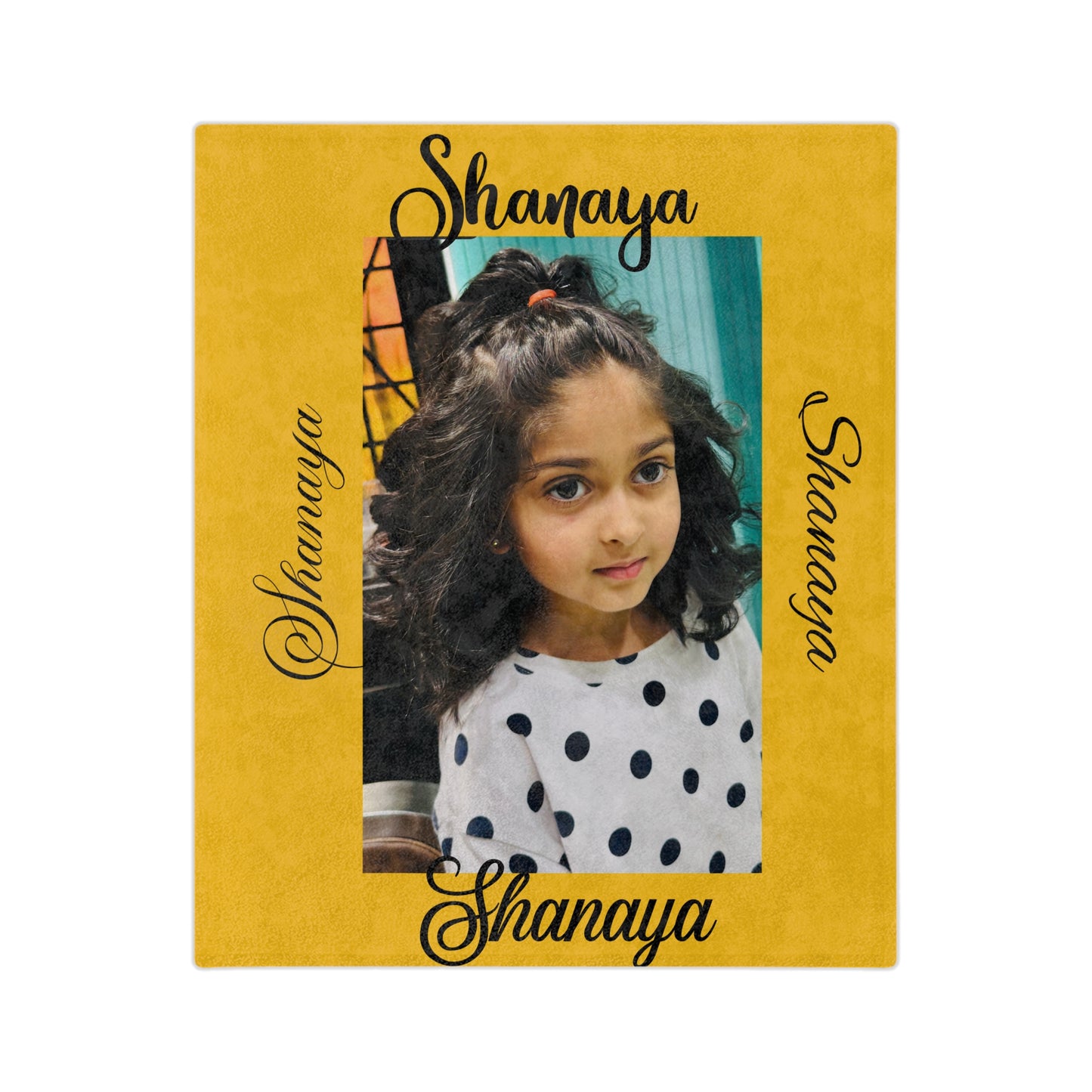 Personalized Velveteen Microfiber Blanket with Name - Cozy Custom Blanket for Kids