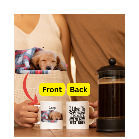 Custom Pet Mug, Dog Coffee Cup, Personalized Pet Mugs, Cat Dad Mug,   Personalized Dog Mug Dog, Mom Mug , Name Custom Dog Mug, 11oz & 15oz