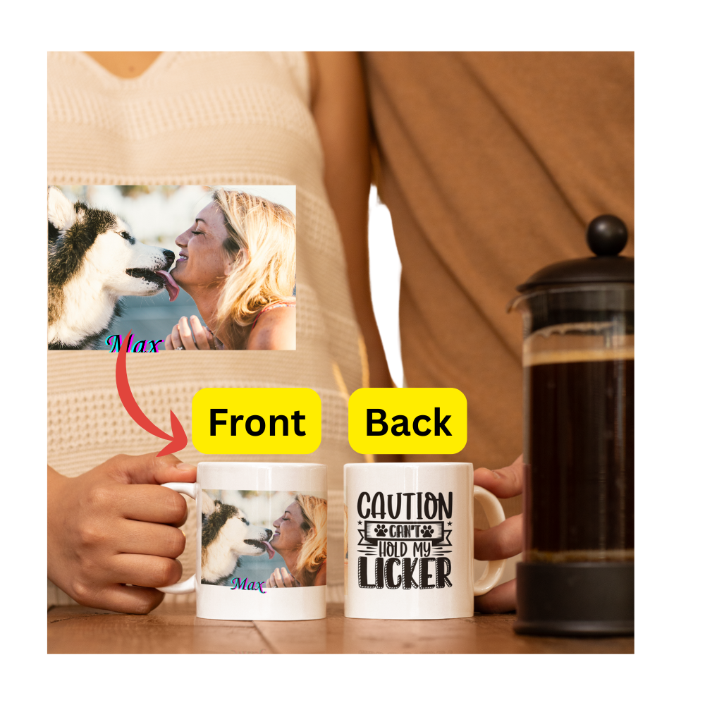 Gift for pet owner, animal lover gift, custom mug design, personalized gifts, dog lover gift, pet photo mug, pet photo gift, cute dog mug