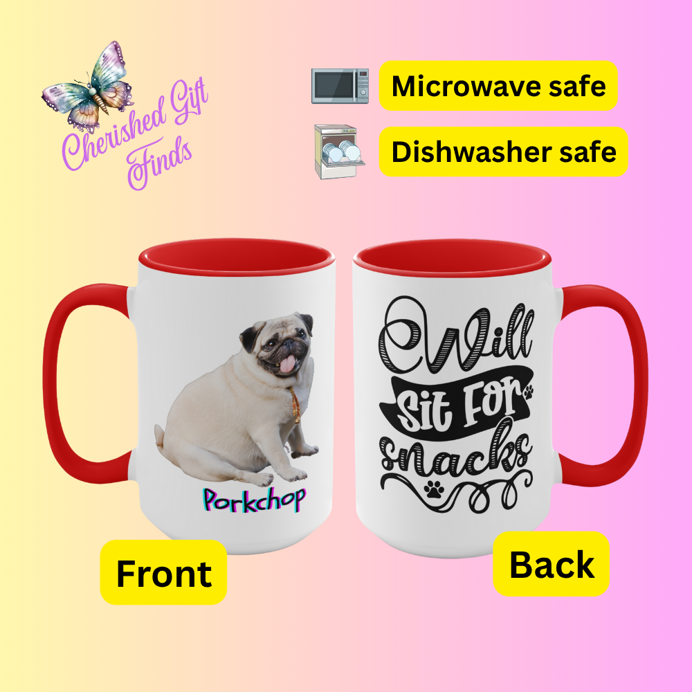 Gift for pet owner, animal lover gift, custom mug design, personalized gifts, dog lover gift, pet photo mug, pet photo gift, cute dog mug