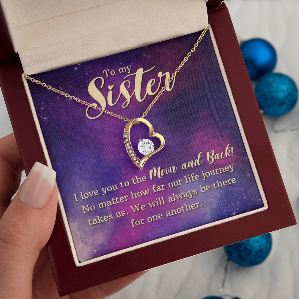 Forever Love Necklace, Sister gift, Gift for Sister, Sister necklace, best Sister gift, Sister gifts, Big sister, Christmas gift for Sister, Little sister, Sister Birthday Gift