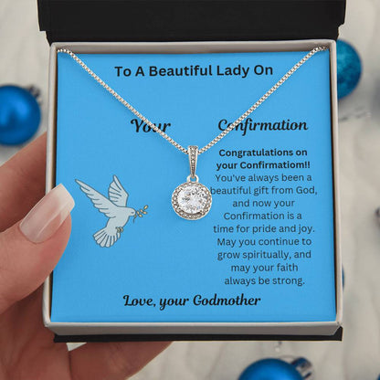 Revd Confirmation Gift from Godmother, Confirmation Gift for Girls, Gift from Godparent, Confirmation Necklace, Holy Confirmation for Girls, Confirmation Gift for Girls Catholic, Confirmation Cross Necklace