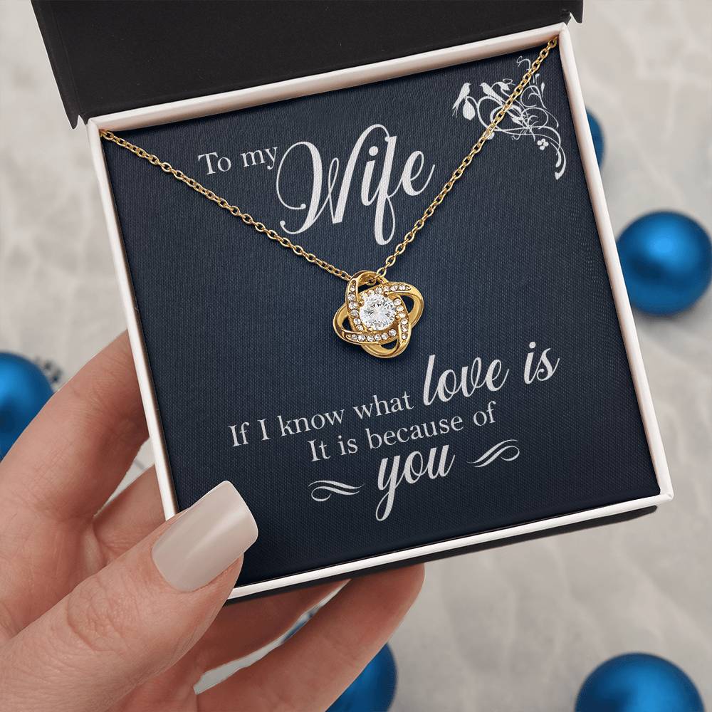 Revd Love Knot Necklace, Wife Gift, Mother's Day Gift, Wife Necklace, Mother's Day Gift From Soulmate, Mother's Day Gift From Spouse, Wife Birthday Gift, Soulmate Birthday Gift, Just Because Gift to Wife, Birthday Gift, Anniversary Gift