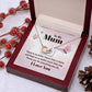 Revd Interlocking Hearts Necklace, Necklace to Mum, Birthday Gift, Gift to Mum, Mother's Day Gift to Mum, Gift from Daughter to Mum, Just Because Gift