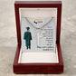Personalized Graduating Senior Gifts for Him, Personalized Graduation Gift for Him, Graduation Gifts, Class of 2025, Graduate Gift, Artisan Cross Necklace on Cuban Chain