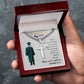 Personalized Graduating Senior Gifts for Him, Personalized Graduation Gift for Him, Graduation Gifts, Class of 2025, Graduate Gift, Artisan Cross Necklace on Cuban Chain