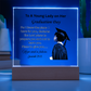 On her graduation day. Printed Square Acrylic Plaque. Graduating Senior Gifts, Graduation Gift for Her, Graduation Gifts, Class of 2025