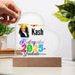 Personalized 2025 kindergarten graduate acrylic heart plaque. Kindergarten graduate gift, graduate gift