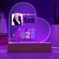 Personalized 2025 kindergarten graduate acrylic heart plaque. Kindergarten graduate gift, graduate gift