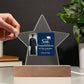 Personalize Printed Acrylic Star Plaque w/name. Graduate Senior Gift, Graduation Gift for Him, Graduation Gift of 202