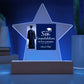 Personalize Printed Acrylic Star Plaque w/name. Graduate Senior Gift, Graduation Gift for Him, Graduation Gift of 202