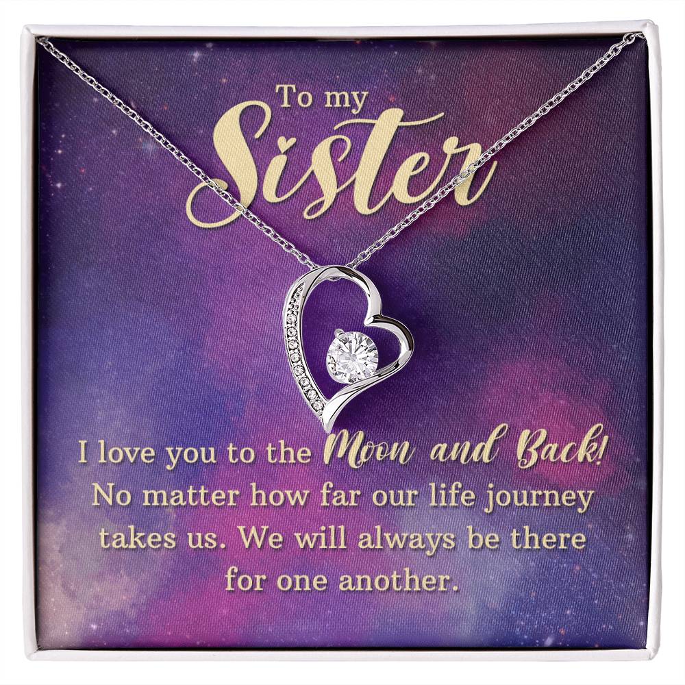 Forever Love Necklace, Sister gift, Gift for Sister, Sister necklace, best Sister gift, Sister gifts, Big sister, Christmas gift for Sister, Little sister, Sister Birthday Gift