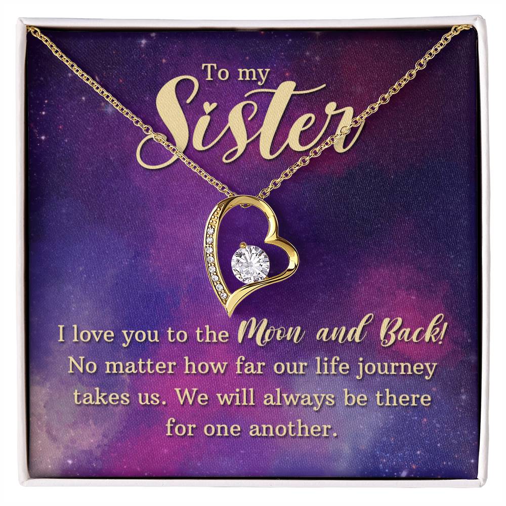 Forever Love Necklace, Sister gift, Gift for Sister, Sister necklace, best Sister gift, Sister gifts, Big sister, Christmas gift for Sister, Little sister, Sister Birthday Gift