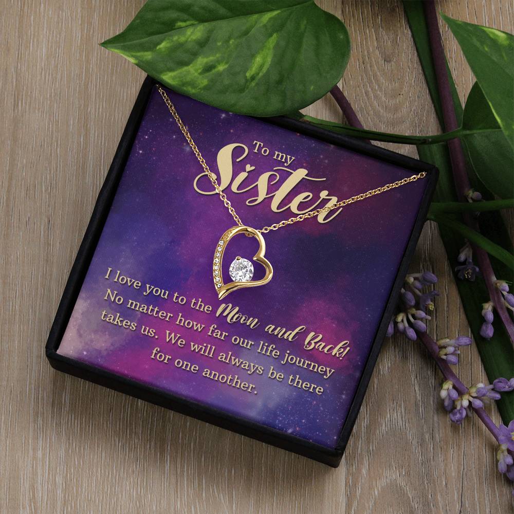 Forever Love Necklace, Sister gift, Gift for Sister, Sister necklace, best Sister gift, Sister gifts, Big sister, Christmas gift for Sister, Little sister, Sister Birthday Gift