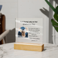 On her graduation day. Printed Square Acrylic Plaque. Graduating Senior Gifts, Graduation Gift for Her, Graduation Gifts, Class of 2025