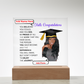 Personalize Printed Acrylic Plaque w/photo and name. Graduate Senior Gift, Graduation Gift for Her, Graduation Gift of 2025, Graduate Gift