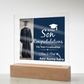 Personalize Printed Acrylic Plaque w/name. Graduate Senior Gift, Graduation Gift for Him, Graduation Gift of 2025, Graduate Gift