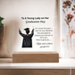 Graduation day printed Square Acrylic Plaque. Graduating Senior Gifts for Girls, Grad Gift for Her, Graduation Gifts, Class of 2025
