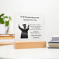 Graduation day printed Square Acrylic Plaque. Graduating Senior Gifts for Girls, Grad Gift for Her, Graduation Gifts, Class of 2025