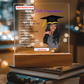 Personalize Printed Acrylic Plaque w/photo and name. Graduate Senior Gift, Graduation Gift for Her, Graduation Gift of 2025, Graduate Gift