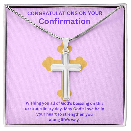 Confirmation Necklace, Christian Gift, Gift from Godparent, Gift from Parent, Gift Necklace, Baptism Gift, First Communion, Faith, Christening, Confirmation, Confirmation Gift for Her/Him, Holy Confirmation