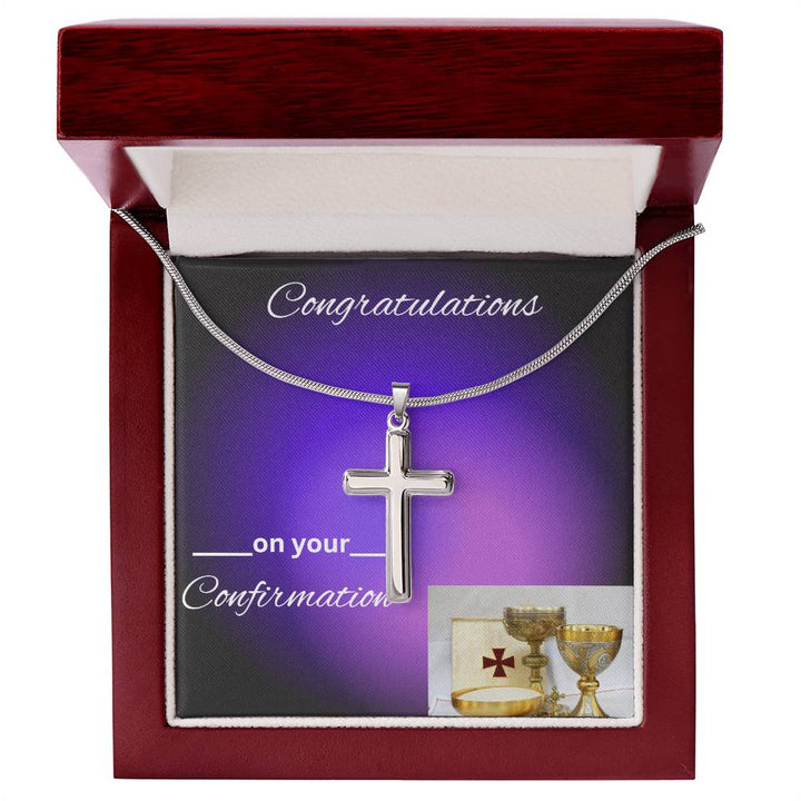 Confirmation Necklace, Christian Gift, Gift from Godparent, Gift from Parent, Gift Necklace, Baptism Gift, First Communion, Faith, Christening, Confirmation, Confirmation Gift for Her, Confirmation Gift for Him, Catholic, Holy Confirmation for Girls