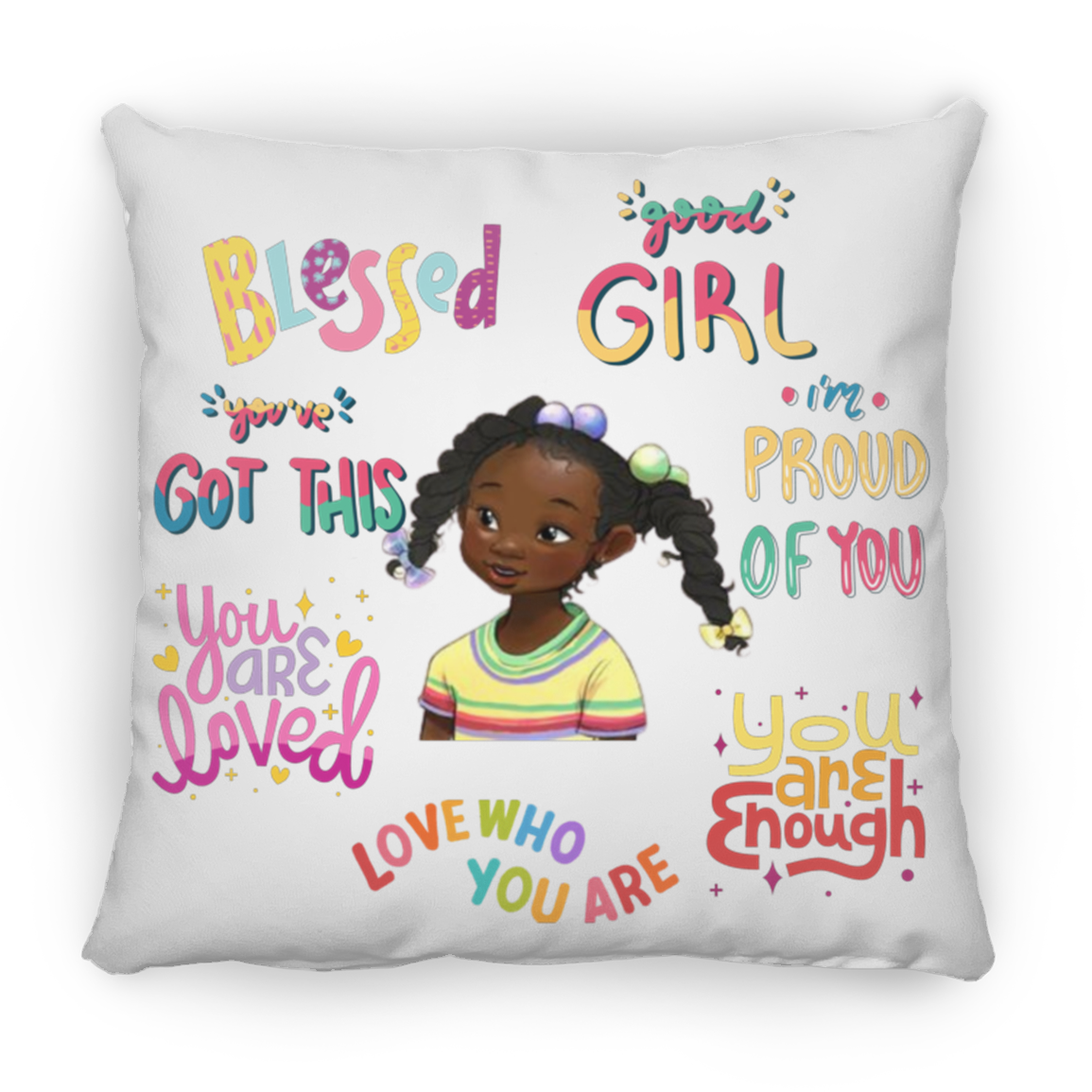 Blessed. Large Square Pillow