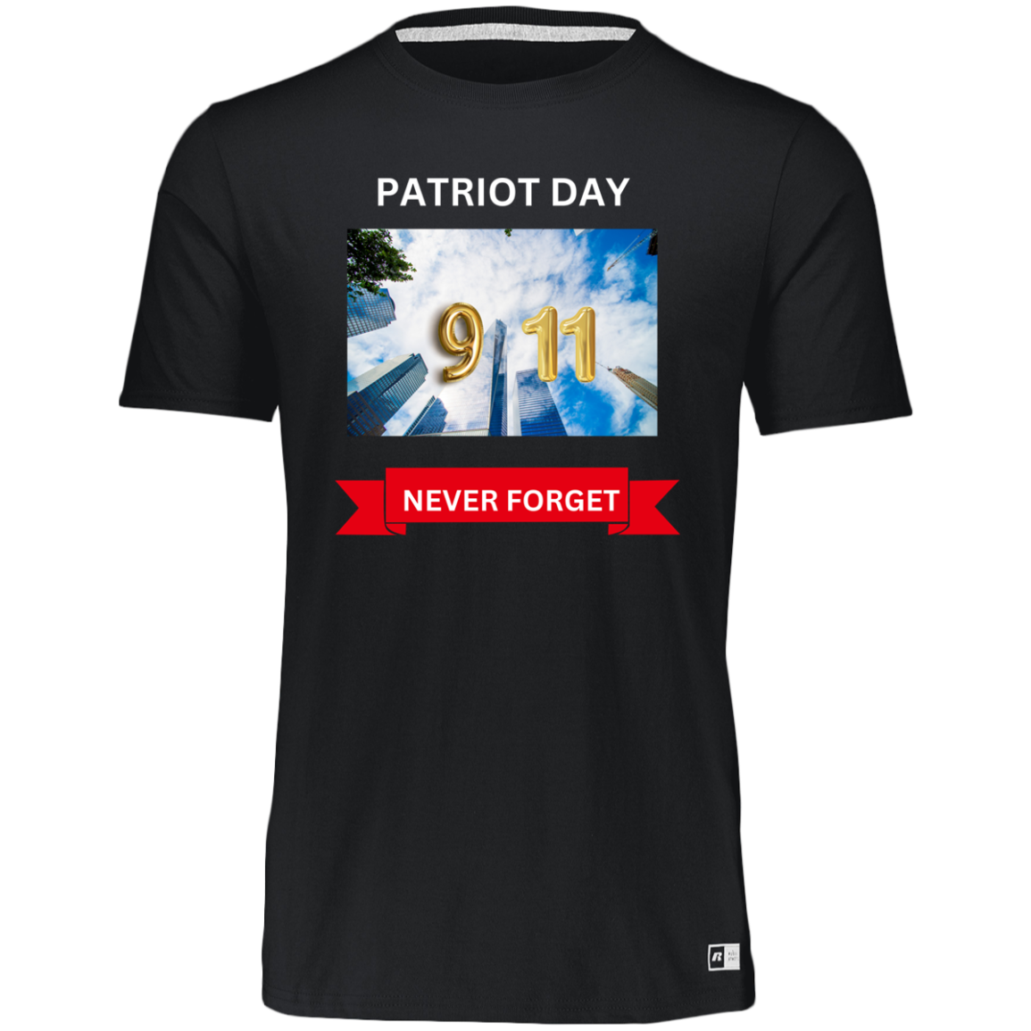 Unisex Dri-Power Tee--Patriot Day-Never Forget