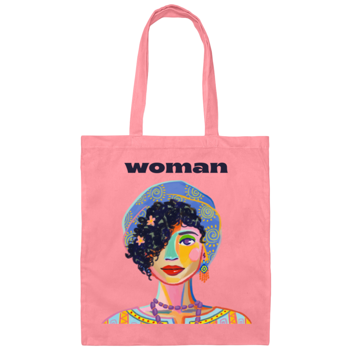 Woman Canvas Tote Bag