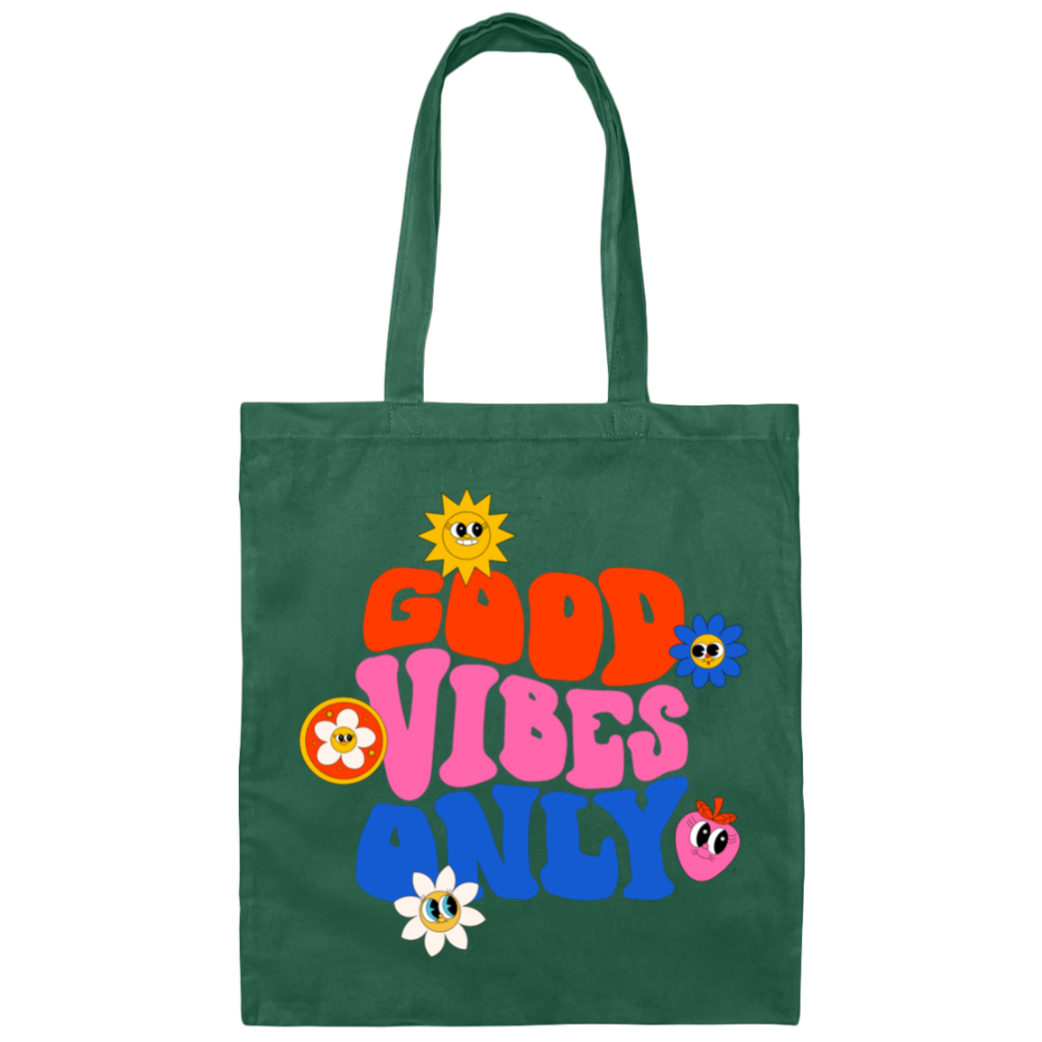 Good Vibes Only Canvas Tote Bag