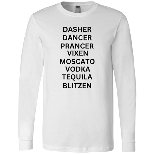 Dasher Dancer Unisex Jersey LS T-Shirt