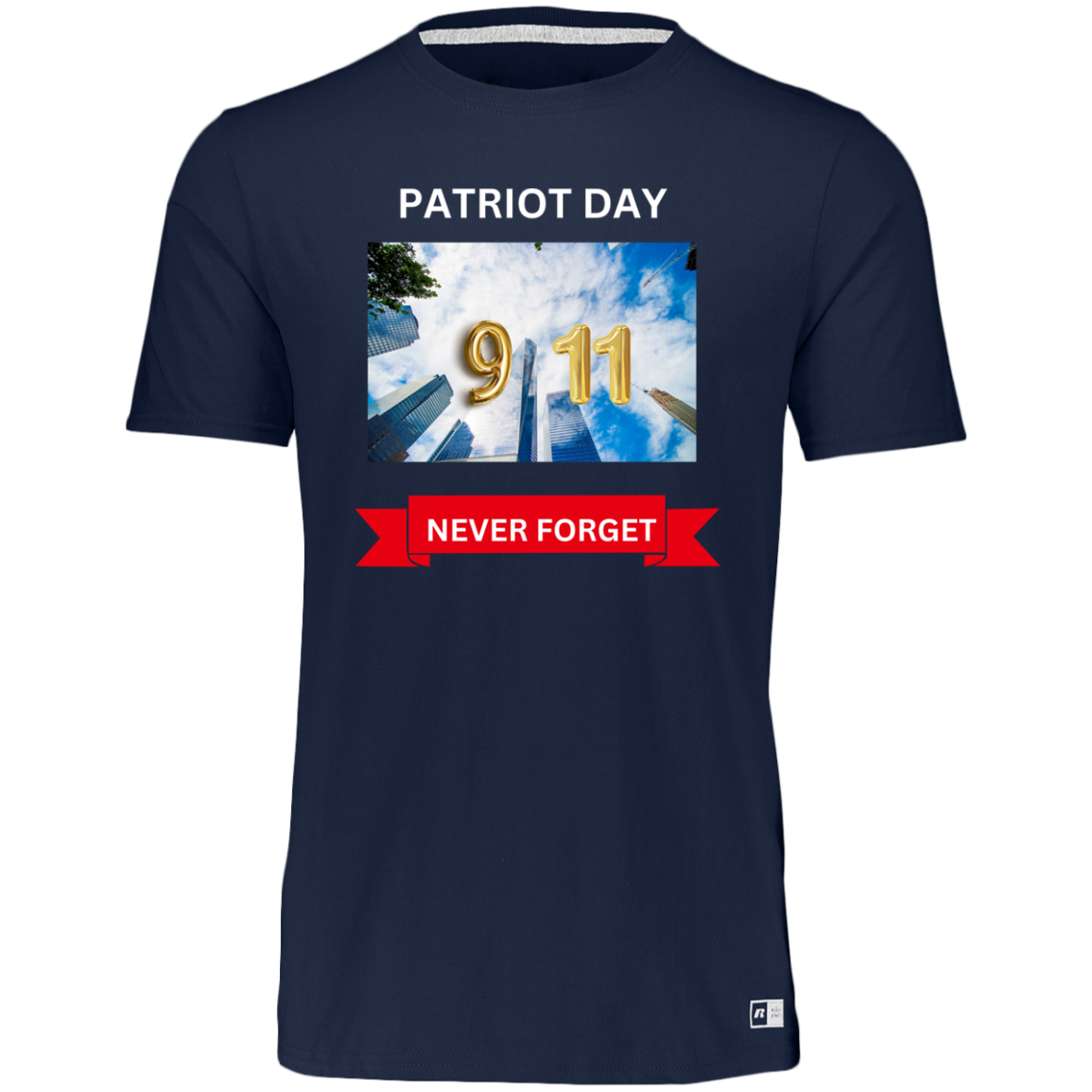 Unisex Dri-Power Tee--Patriot Day-Never Forget