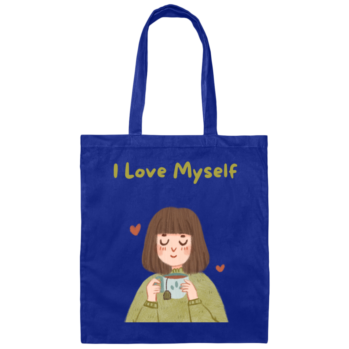 I Love Myself Canvas Tote Bag