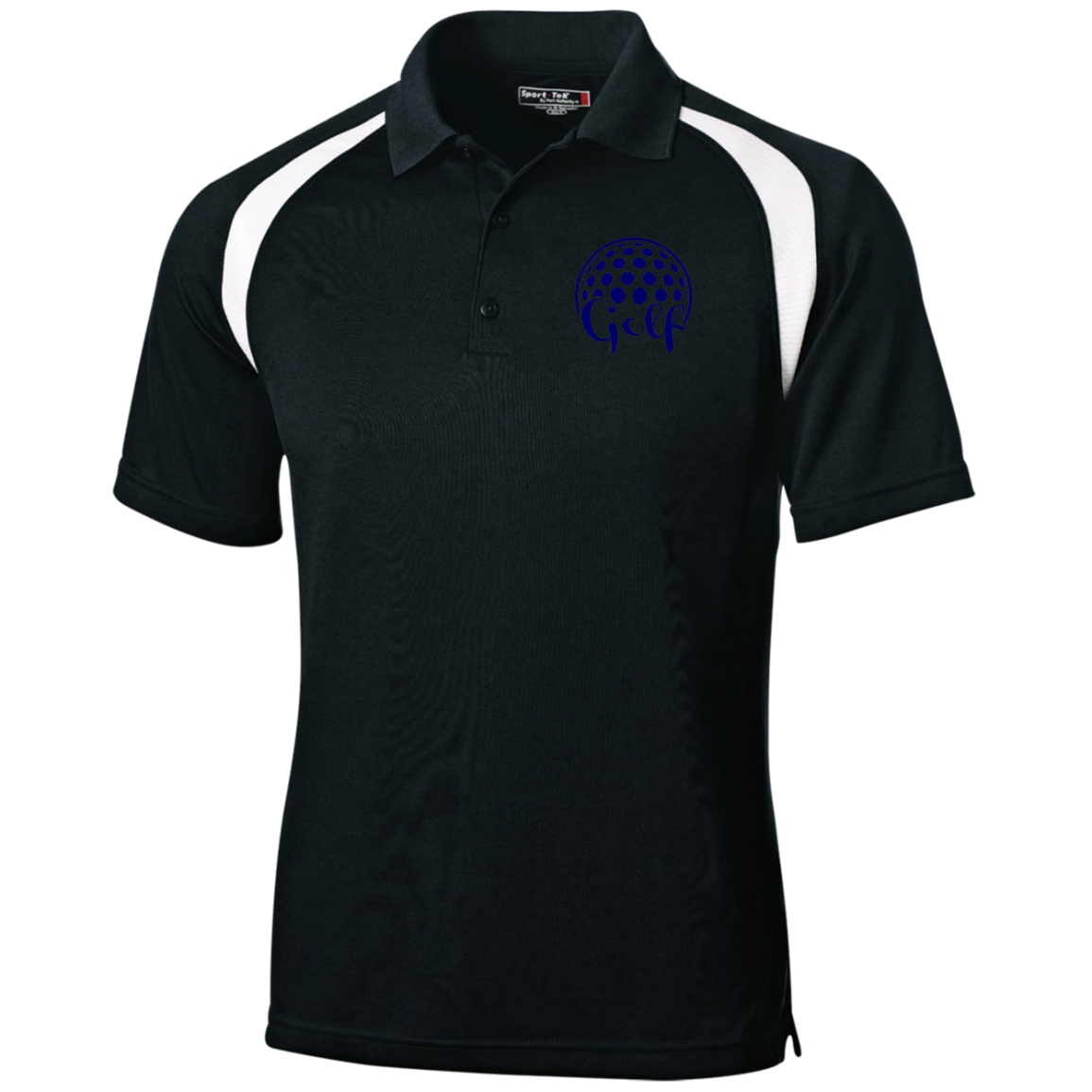 Golf Emblem Moisture-Wicking Tag-Free Golf Shirt