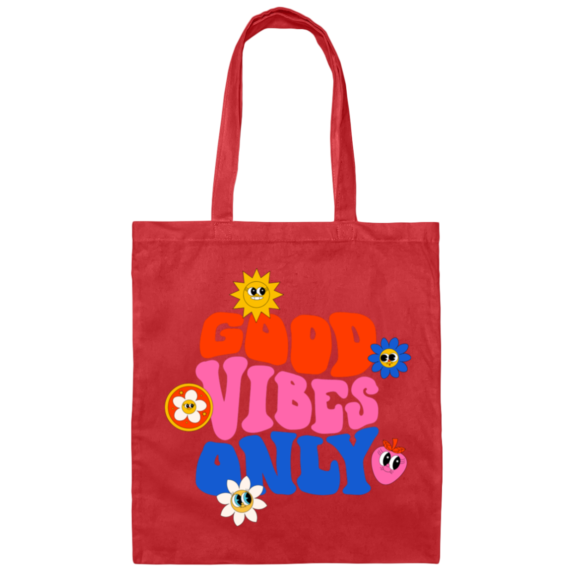 Good Vibes Only Canvas Tote Bag