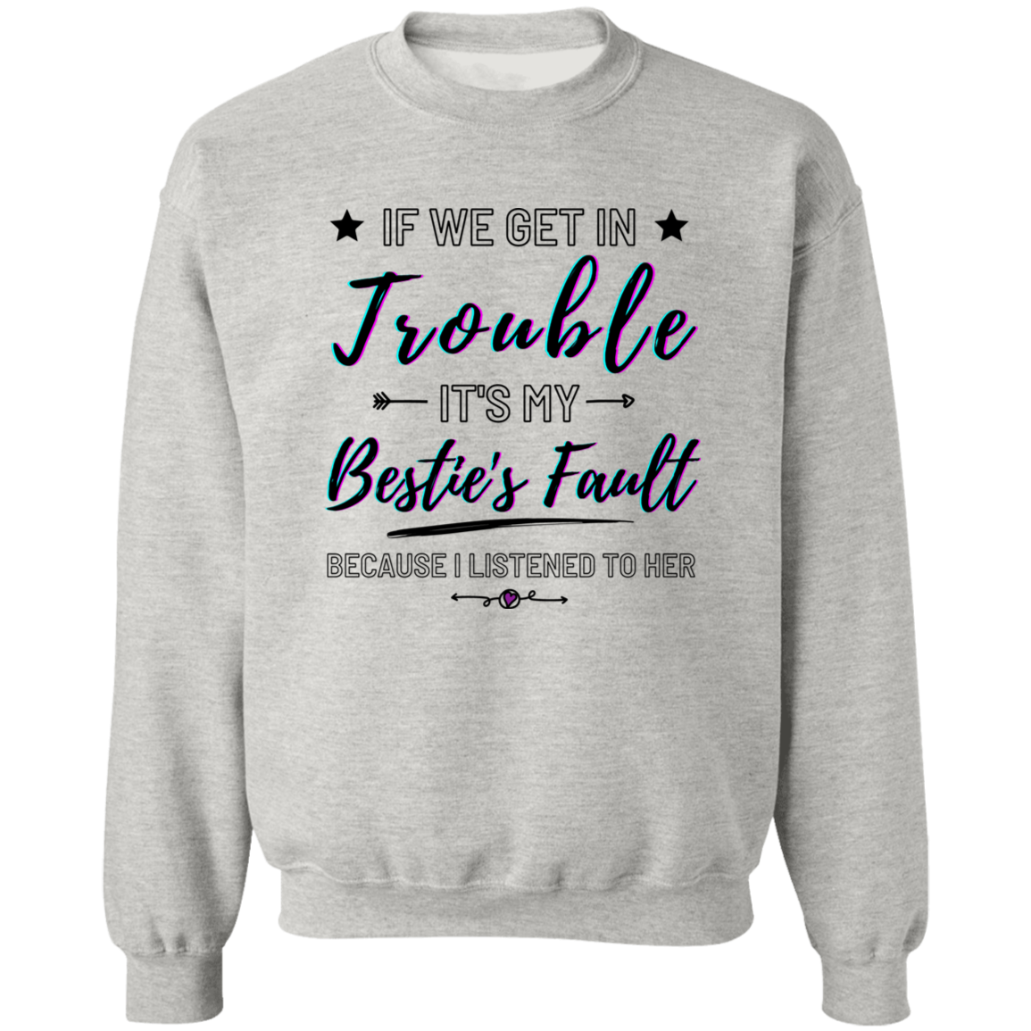 Womens Crewneck Pullover Sweatshirt