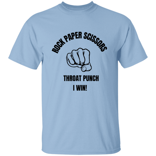 Rock Paper Scissors 5.3 oz. T-Shirt, , Funny Novelty T-Shirt, Unisex T-Shirt, T-Shirt For Women, T-Shirt For Men