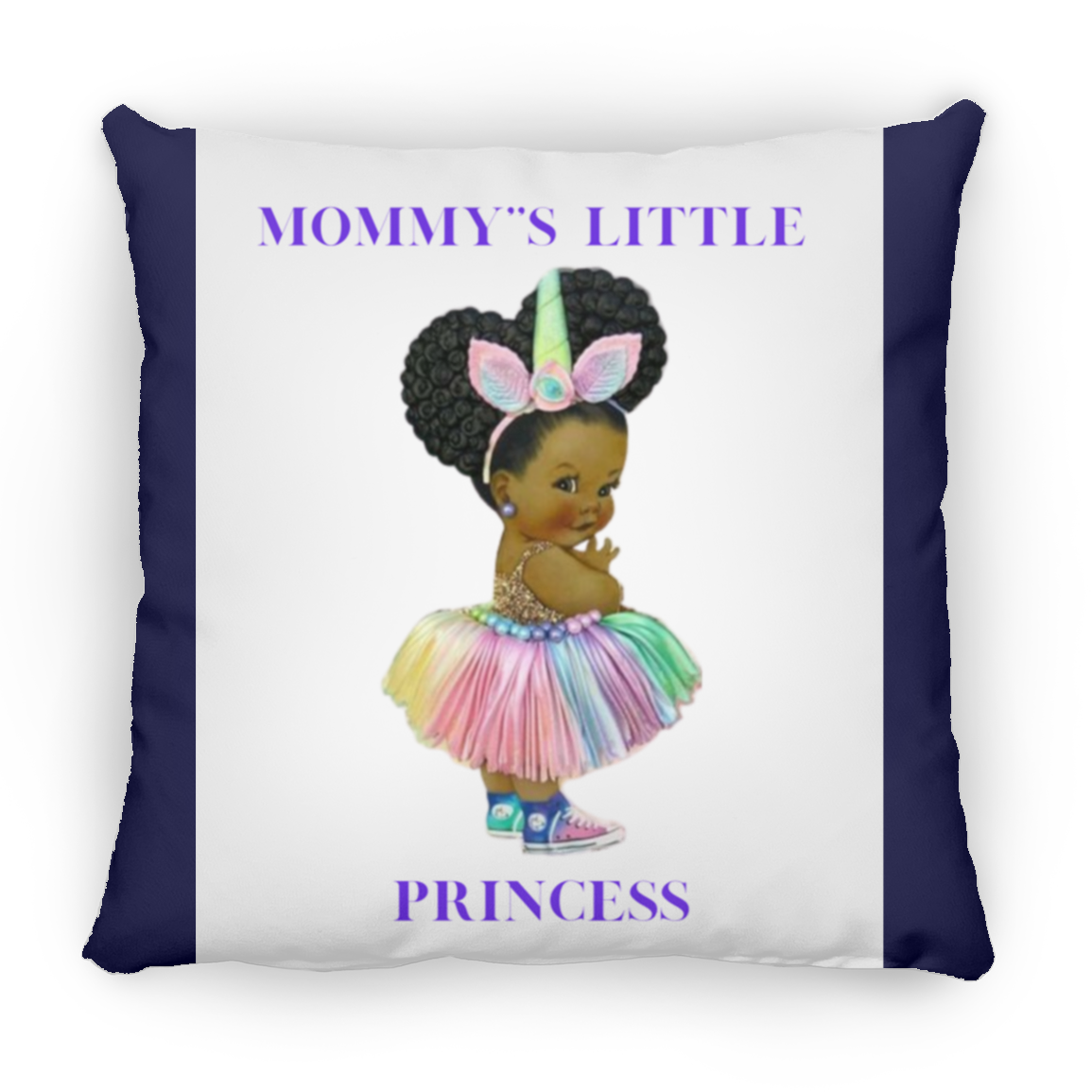 Mommy's Little Princess Large Square Pillow